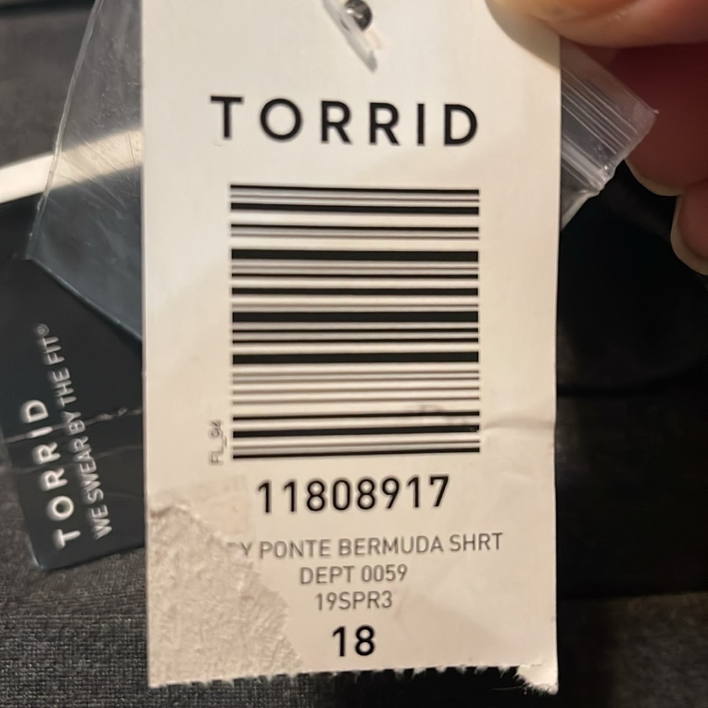 Torrid‎ Gray Bermuda Shorts Modern Clean Design - Picture 4 of 4